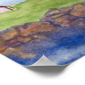 Nubble Lighthouse Poster ポスター (角)