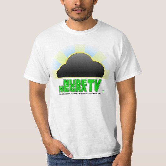 NUBE NEGRA TV GREEN Tシャツ (正面)