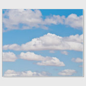 Nubes en cielo azul ラッピングペーパー (フラット)