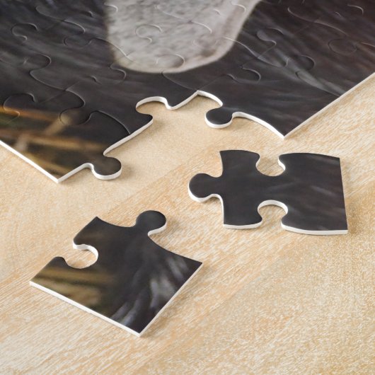 Nubianかわいらしヤギの写真 ジグソーパズル (側面)