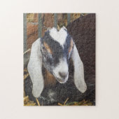 Nubianかわいらしヤギの写真 ジグソーパズル (縦)