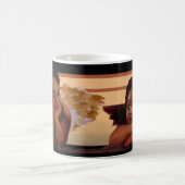 Nubianの天使の天使 コーヒーマグカップ (中央)