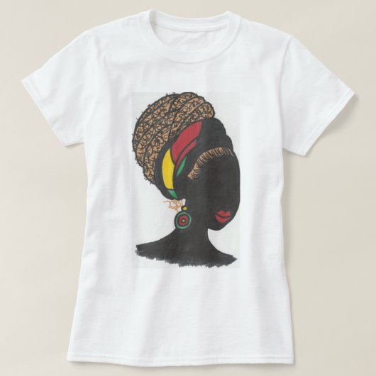 Nubianの女王 Tシャツ (デザイン正面)
