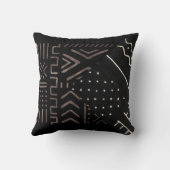 Nubianジオメトリックマッドクロスプリント クッション (裏面)