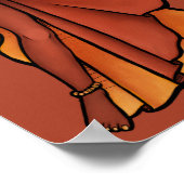 Nubian Belly Dancer Goddess ポスター (角)