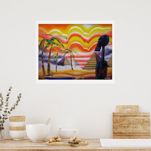 Nubian Horizon ポスター (キッチン)