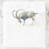 Nubian Ibex 2008 長方形シール (バッグ)