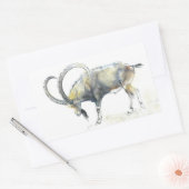 Nubian Ibex 2008 長方形シール (封筒)