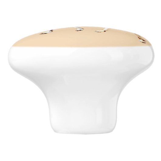 Nubian Ibex - Ein Gedi セラミックノブ (側面)