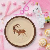 Nubian Ibex - Ein Gedi ペーパープレート (パーティー)