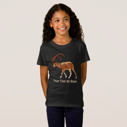 Nubian Ibex - Ein Gedi Tシャツ (正面フル)