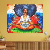 Nubian Kush 50インチx 40インチX大キャンバスプリントプリント キャンバスプリント (インサイチュ (リビング))