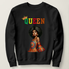 Nubian Queen: Beauty Women's sweatshirt スウェットシャツ