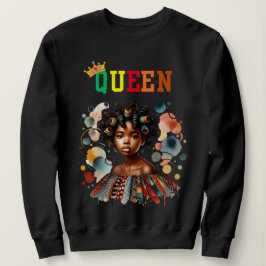 Nubian Queen: Believe 女性用スウェットシャツ スウェットシャツ
