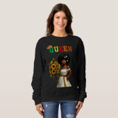 Nubian Queen: Daisy Women's sweatshirt スウェットシャツ (正面フル)