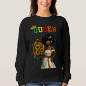Nubian Queen: Daisy Women's sweatshirt スウェットシャツ (正面)