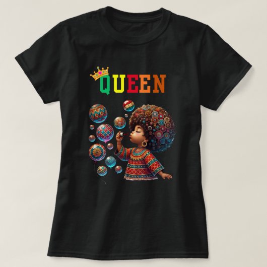 Nubian Queen: Discover Women's T-Shirt Tシャツ (デザイン正面)