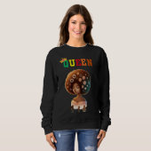 Nubian Queen: Fro Sho Women's sweatshirt スウェットシャツ (正面フル)