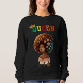Nubian Queen: Fro Sho Women's sweatshirt スウェットシャツ (正面)