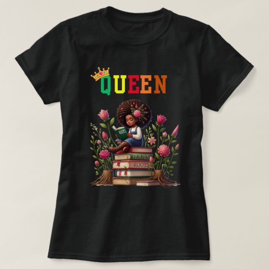 Nubian Queen: History Women's T-Shirt Tシャツ (デザイン正面)