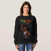Nubian Queen: Might Women's sweatshirt スウェットシャツ (正面フル)