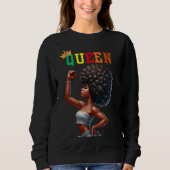 Nubian Queen: Might Women's sweatshirt スウェットシャツ (正面)
