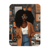 Nubian Swag マグネット (縦)