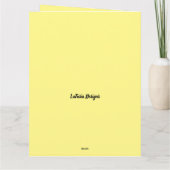 Nubian Woman Art African American Birthday Card カード (裏面)