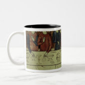 Nubienアルメニアの王の、誕生日の饗宴 ツートーンマグカップ (左)