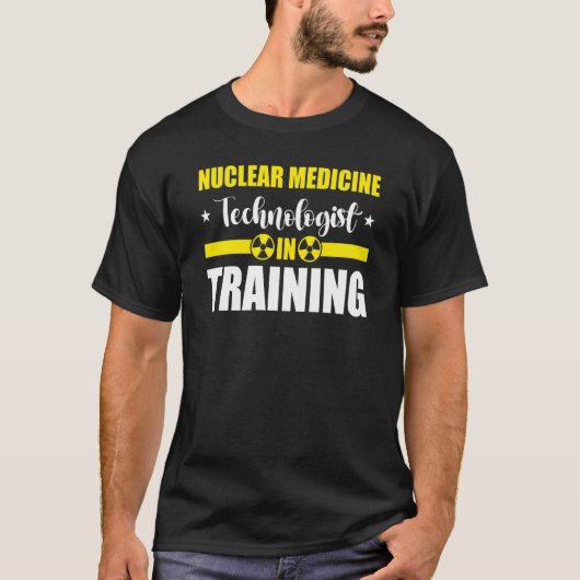 Nuc Med Tech核医学技術者 Tシャツ (正面)