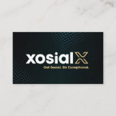 NuCalm - xosialX Business Opportunity Card 名刺 (正面)