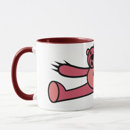 nucBEAR。 (ピンク) マグカップ (左)