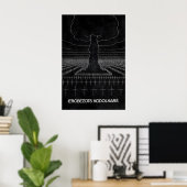 Nuclear Disarmament Poster Eliminate the bomb ポスター (ホームオフィス)