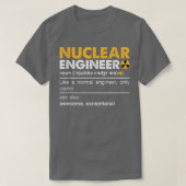 Nuclear Engineer Definition Noun - Funny Nuclear E Tシャツ (デザイン正面)