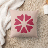 Nuclear Hearts - magenta red - image.  クッション (ブランケット)