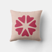 Nuclear Hearts - magenta red - image.  クッション (裏面)