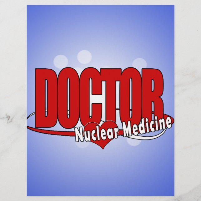 NUCLEAR MEDICINEロゴの博士 (正面)