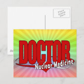 NUCLEAR MEDICINEロゴの博士 ポストカード (正面/裏面)