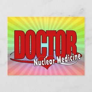NUCLEAR MEDICINEロゴの博士 ポストカード