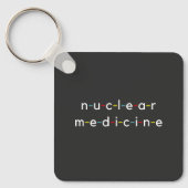 Nuclear Medicine Nucleology Funny Radiology キーホルダー (正面)