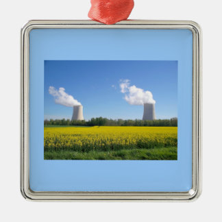 Nuclear power plant - Centrale nucléaire メタルオーナメント