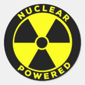Nuclear Powered ラウンドシール (正面)