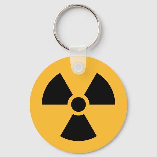 Nuclear radiation symbol keyring キーホルダー (正面)