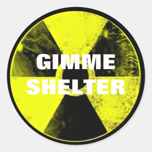 nuclear weapons ラウンドシール (正面)