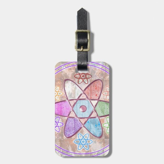 NUCLEUS – 科学への美しいの追加 ラゲッジタグ (正面縦)