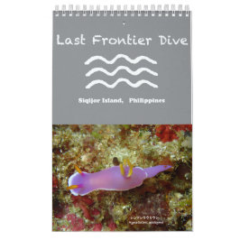 Nudibranchs in Siquijor: Desktop Calendar カレンダー