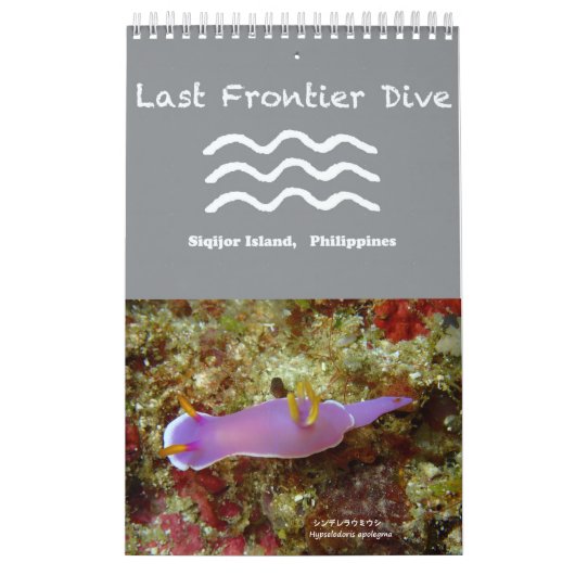 Nudibranchs in Siquijor: Desktop Calendar カレンダー (カバー)