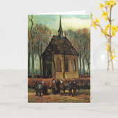 Nuenenのゴッホのファインアートの改良された教会 カード (黄色い花)