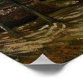 Nuenen近くのポプラ付きレーン – ヴァンゴッホ- c1885 ポスター (角)