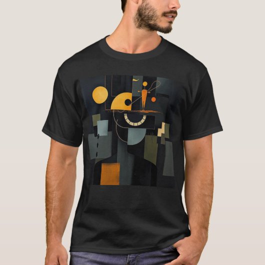 NUES アブストラクト Tシャツ (正面)